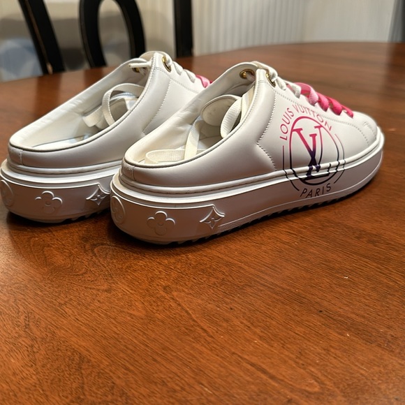 Louis Vuitton Time Out Open-back Sneaker Pink 1AA1CJ - Picture 2 of 5